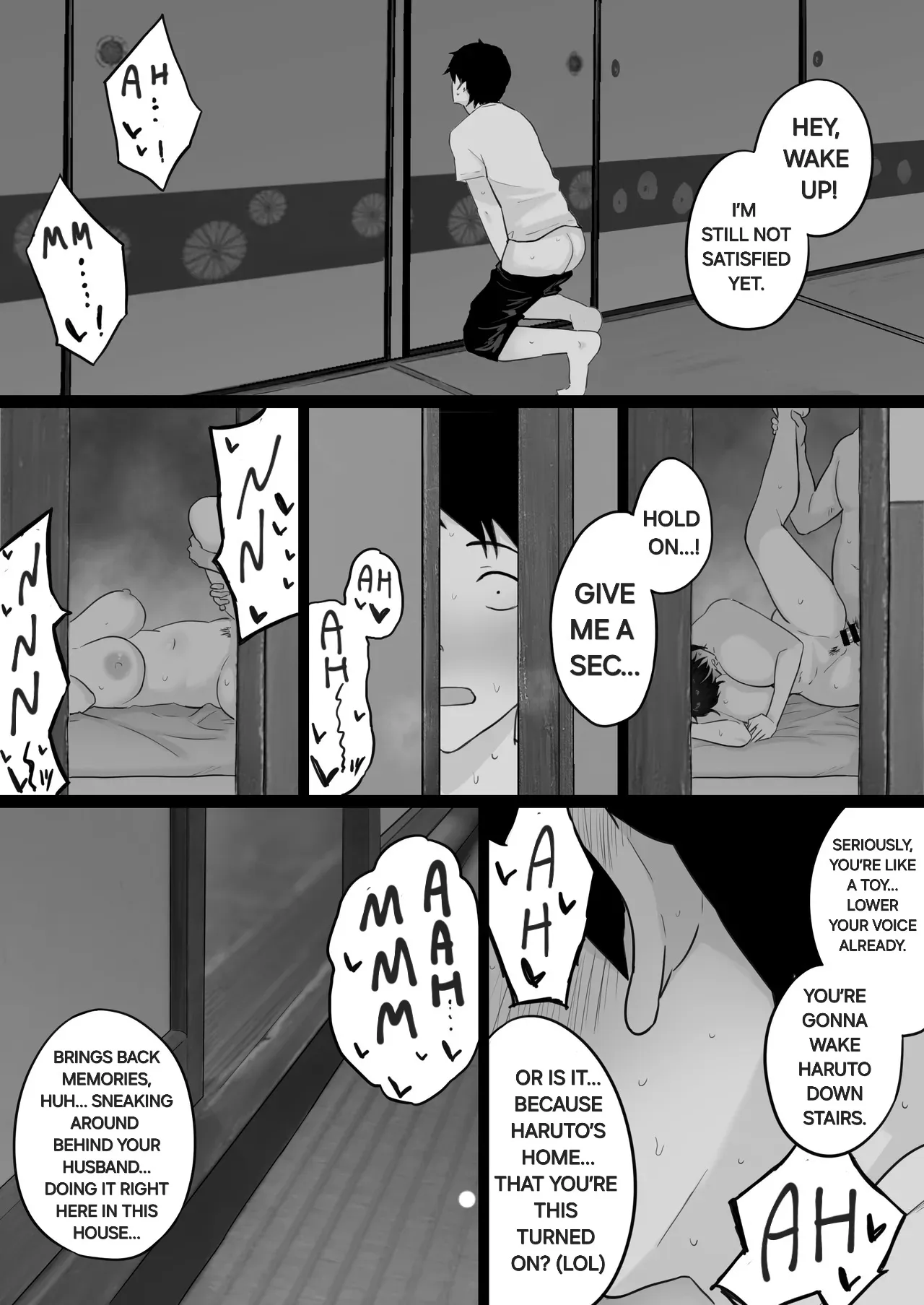 Daikirai na Yakyuubu Kantoku to Daisuki na Kaa-san no Sex wo Hitobanjuu Mita Yoru 50