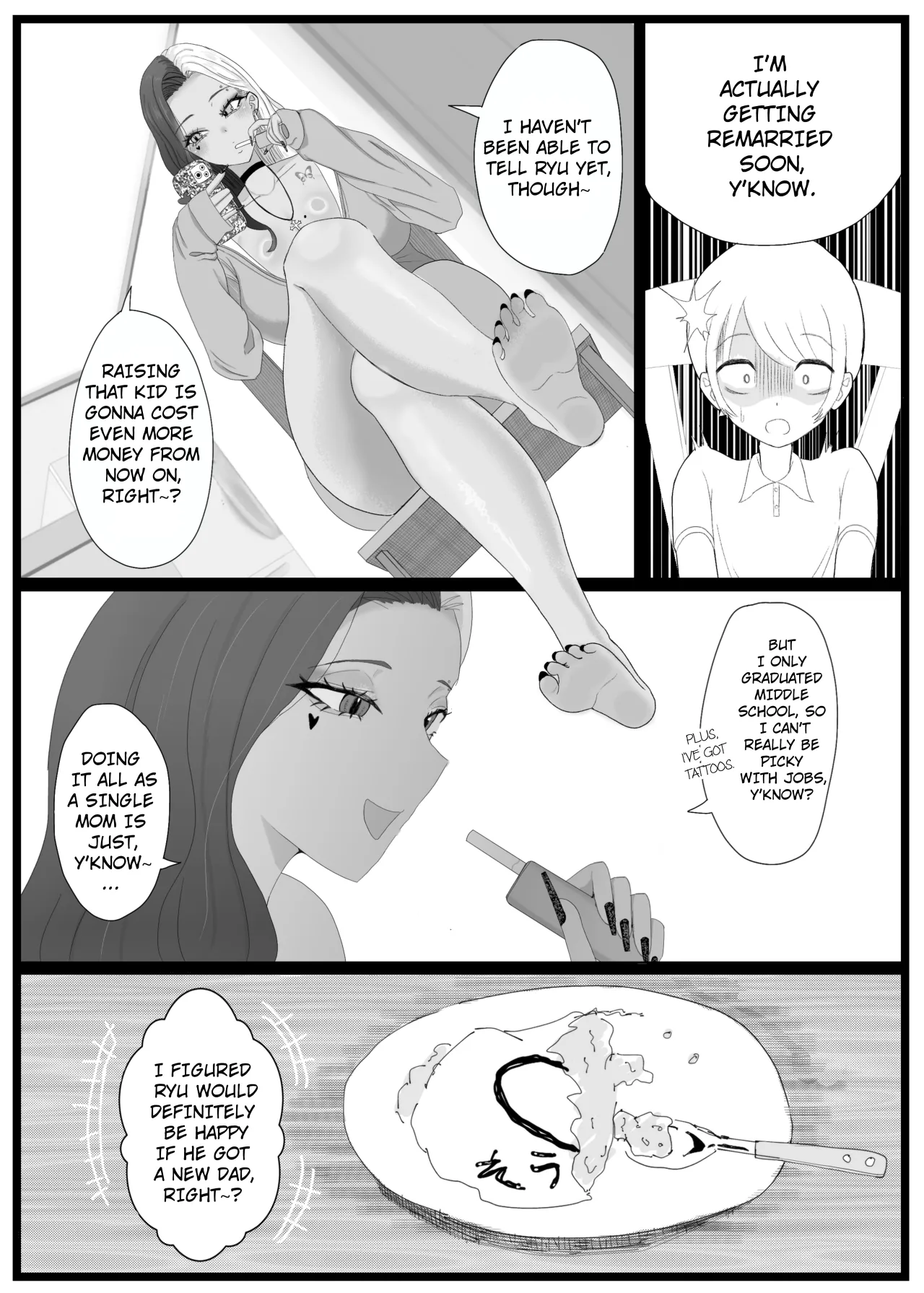 Daisuki na Tomodachi no Kuro Gal Mama o Netotte Nakadashi Suru Hanashi 10