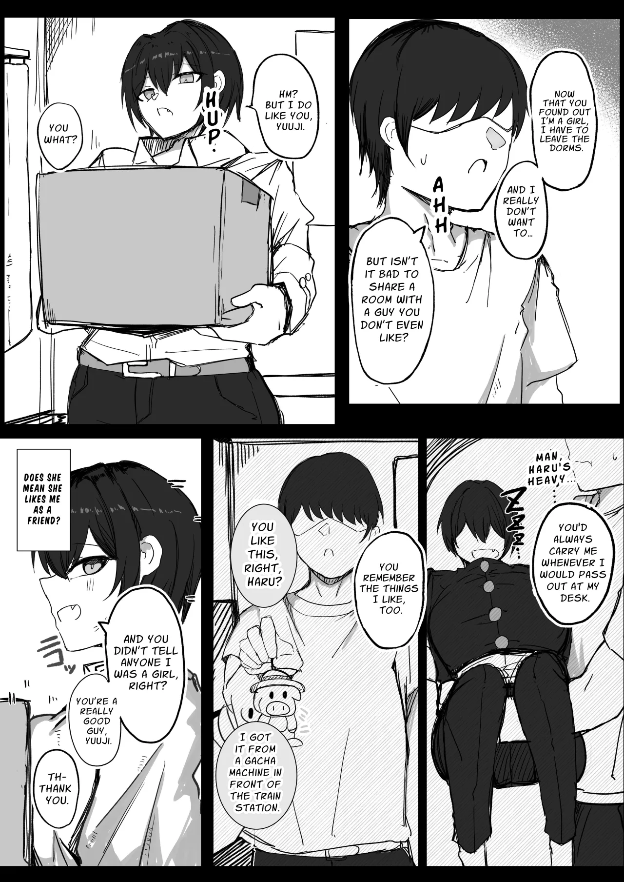Danshiryou no Aibeya wa H no Toki Dosukebe ni Naru Bakunyuu Dansou Joshi 13