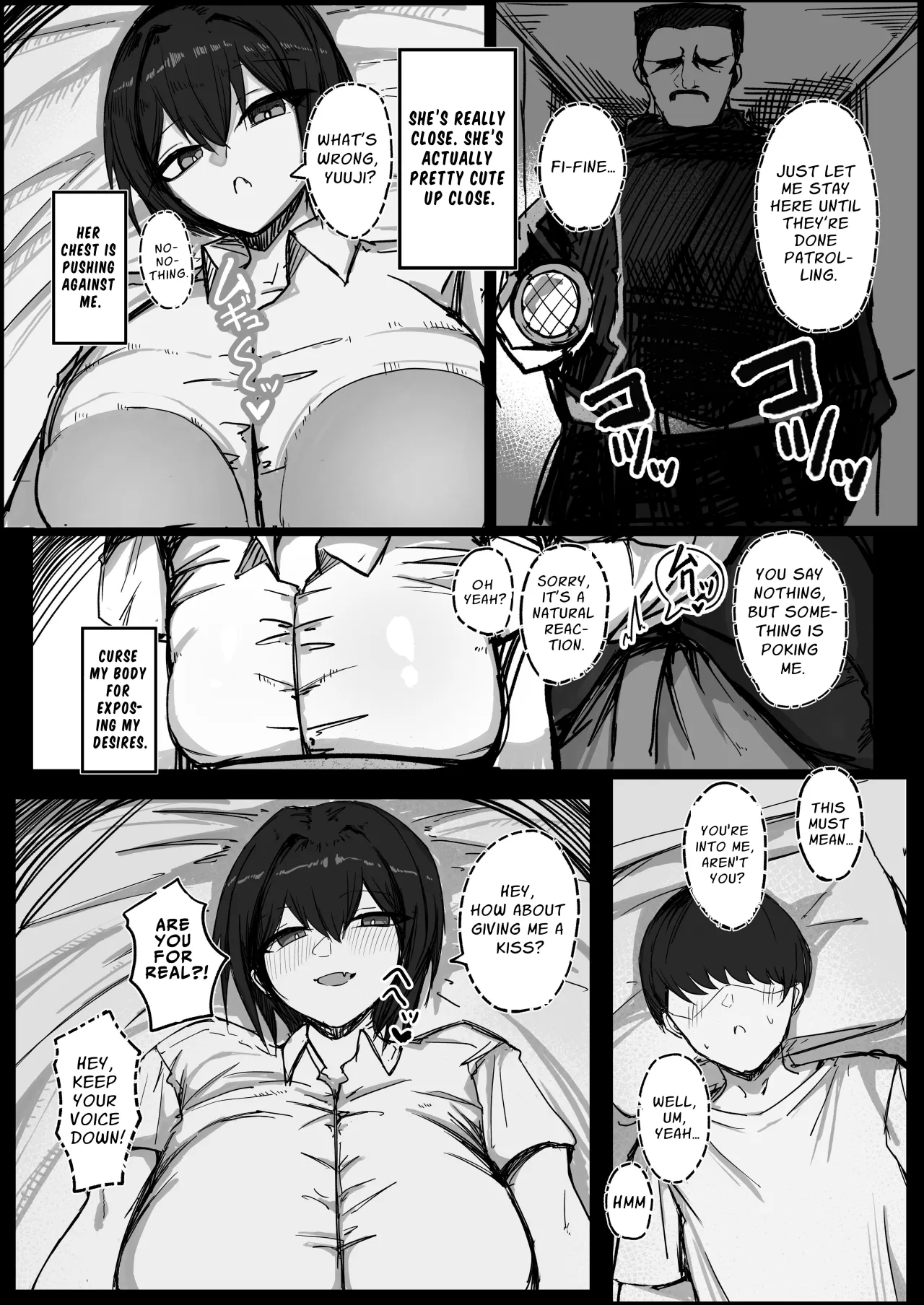 Danshiryou no Aibeya wa H no Toki Dosukebe ni Naru Bakunyuu Dansou Joshi 15