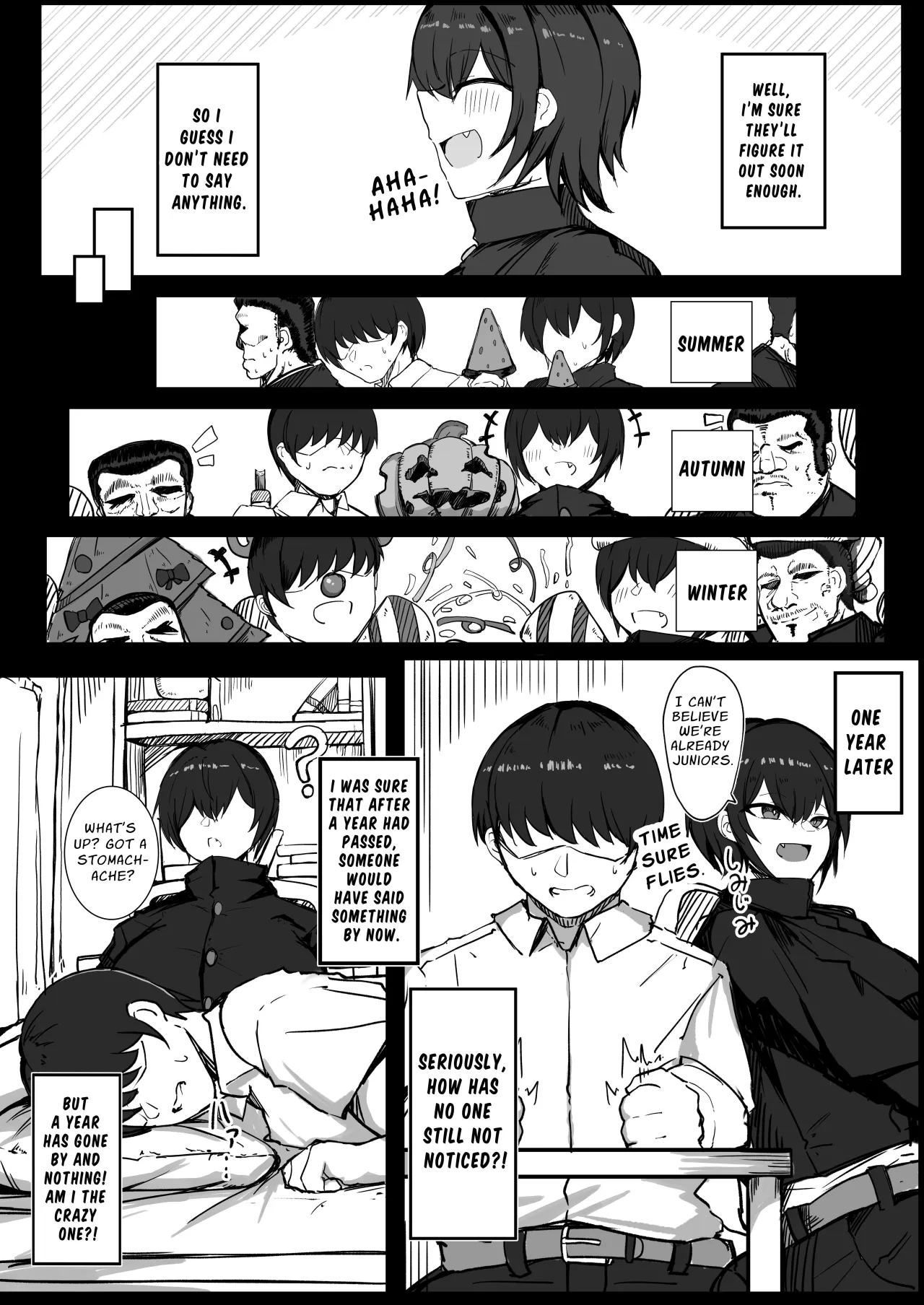 Danshiryou no Aibeya wa H no Toki Dosukebe ni Naru Bakunyuu Dansou Joshi 4