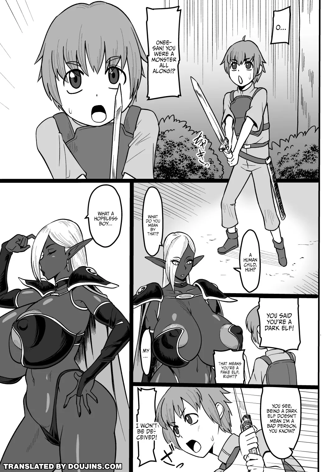 Dark Elf no Onee-san to Ecchi na Bouken 2
