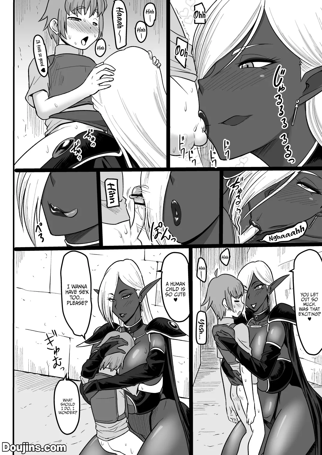 Dark Elf no Onee-san to Ecchi na Bouken 21