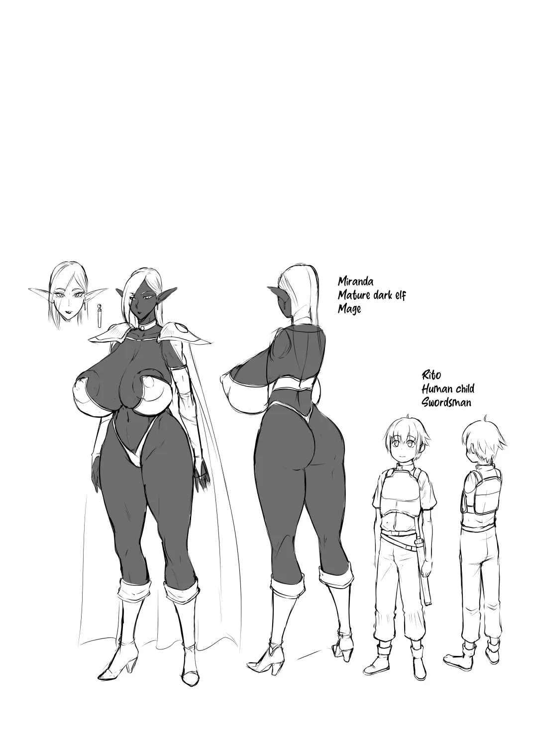 Dark Elf no Onee-san to Ecchi na Bouken 35