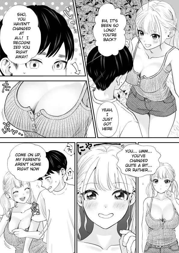 Debu de Gasatsu datta Osananajimi ga Kyonyuu Yariman ni Seichou Shiteita 5