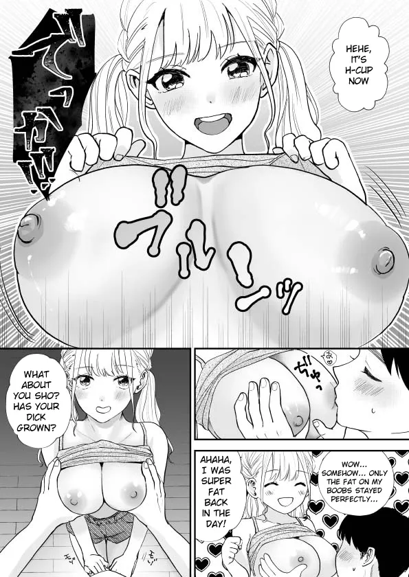 Debu de Gasatsu datta Osananajimi ga Kyonyuu Yariman ni Seichou Shiteita 10