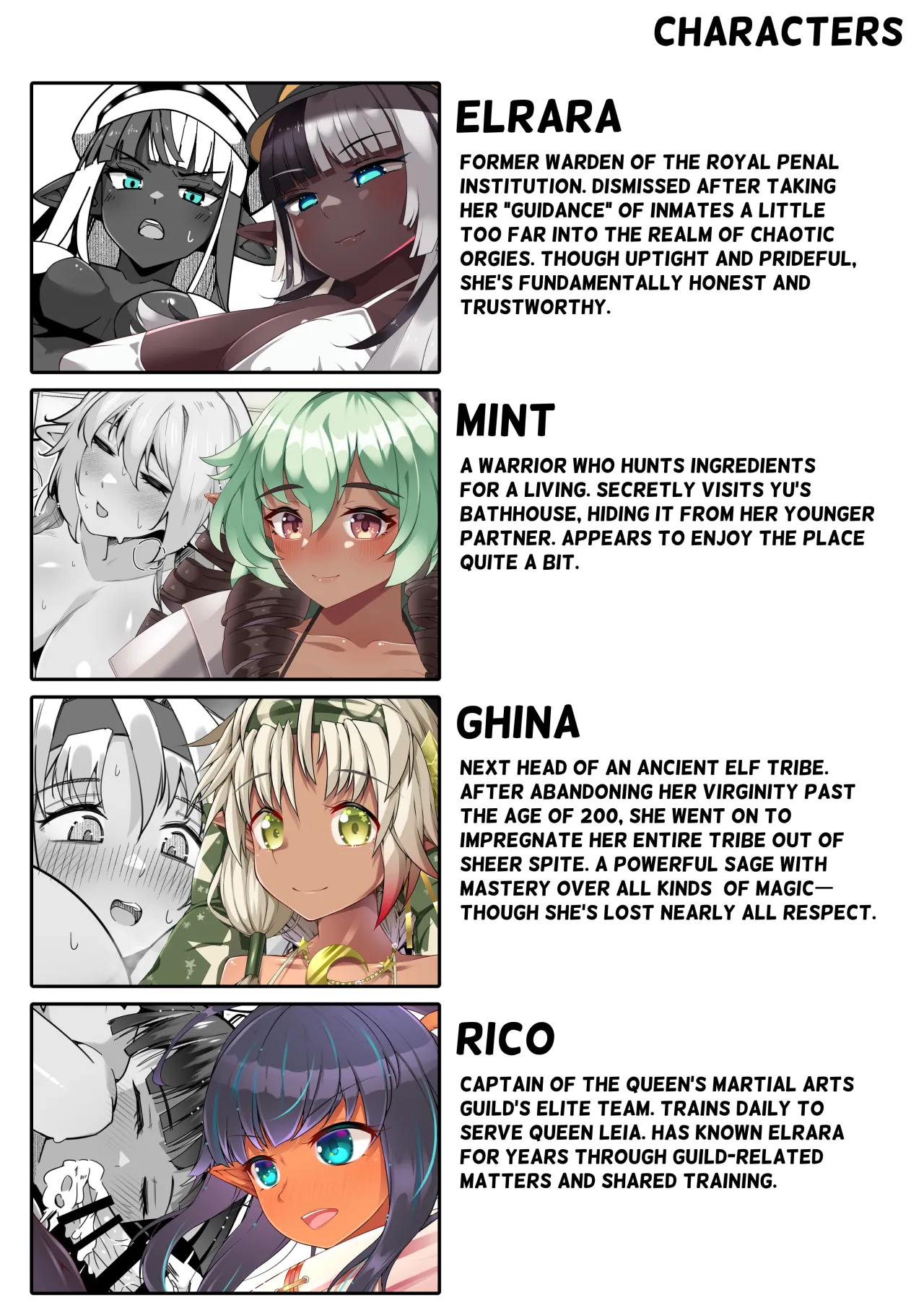 Dickgirl to Futanari Dark Elf to Kobito-ka - Tainai Kaiki. 32