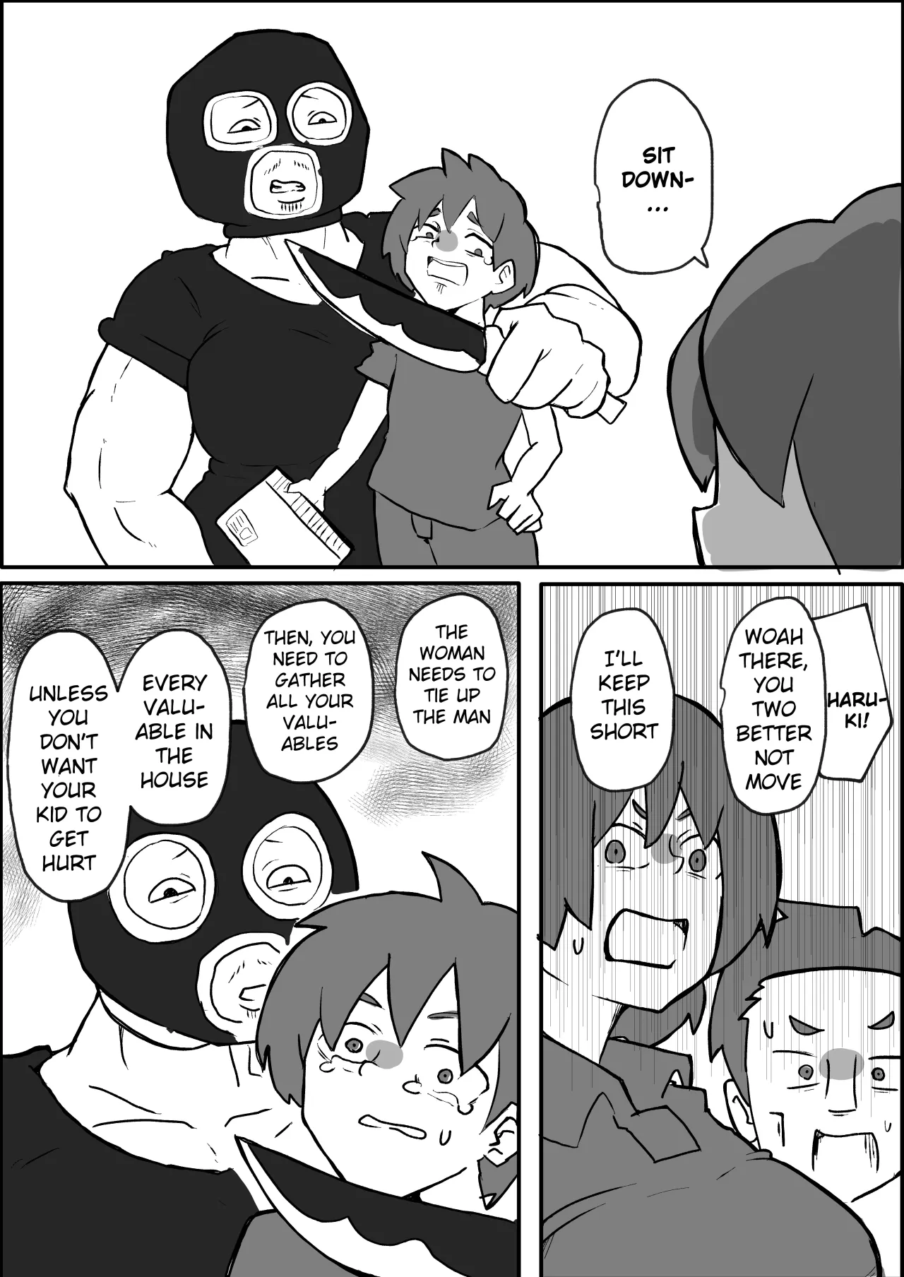 Donichi ni Kazoku no Mae de Goutou ni Okasareru Hahaoya no Hanashi 3
