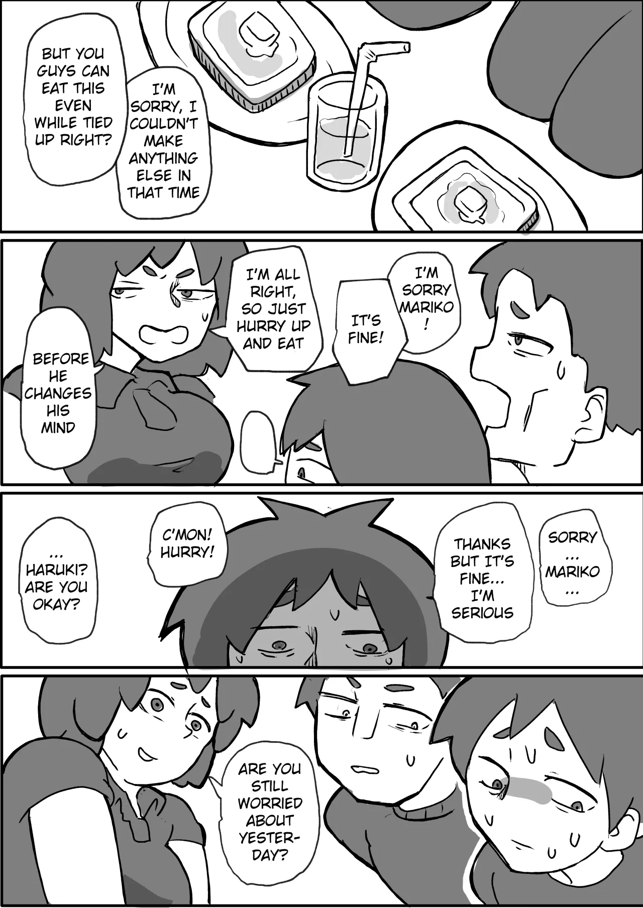 Donichi ni Kazoku no Mae de Goutou ni Okasareru Hahaoya no Hanashi 53