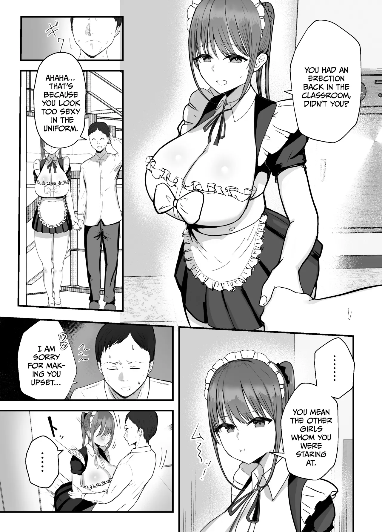 Doukyo Shiteru Bakunyuu Meikko JK wa Bunkasai Maid Amayaka Sex de Shachiku Ryman o Mei Ippai Iyashite Kureru 10