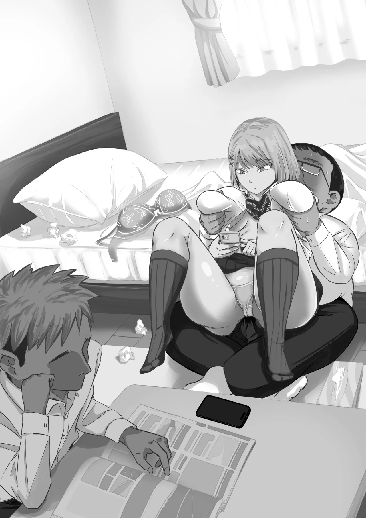 Douyara Boku Igai Ero no Gainen ga Kietappoi kara Toriaezu Kareshi no Me no Mae de Kanojo o Yattemita 33