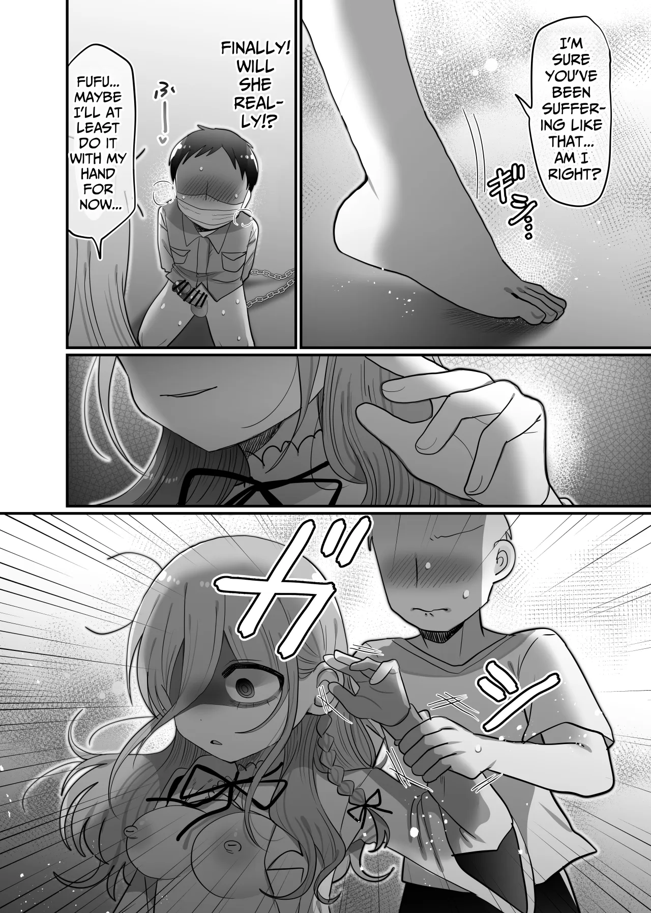Downer Kenkyuusha Onee-san to Joshu no H o Nozokimi Shiteshimatta Hanashi. 49