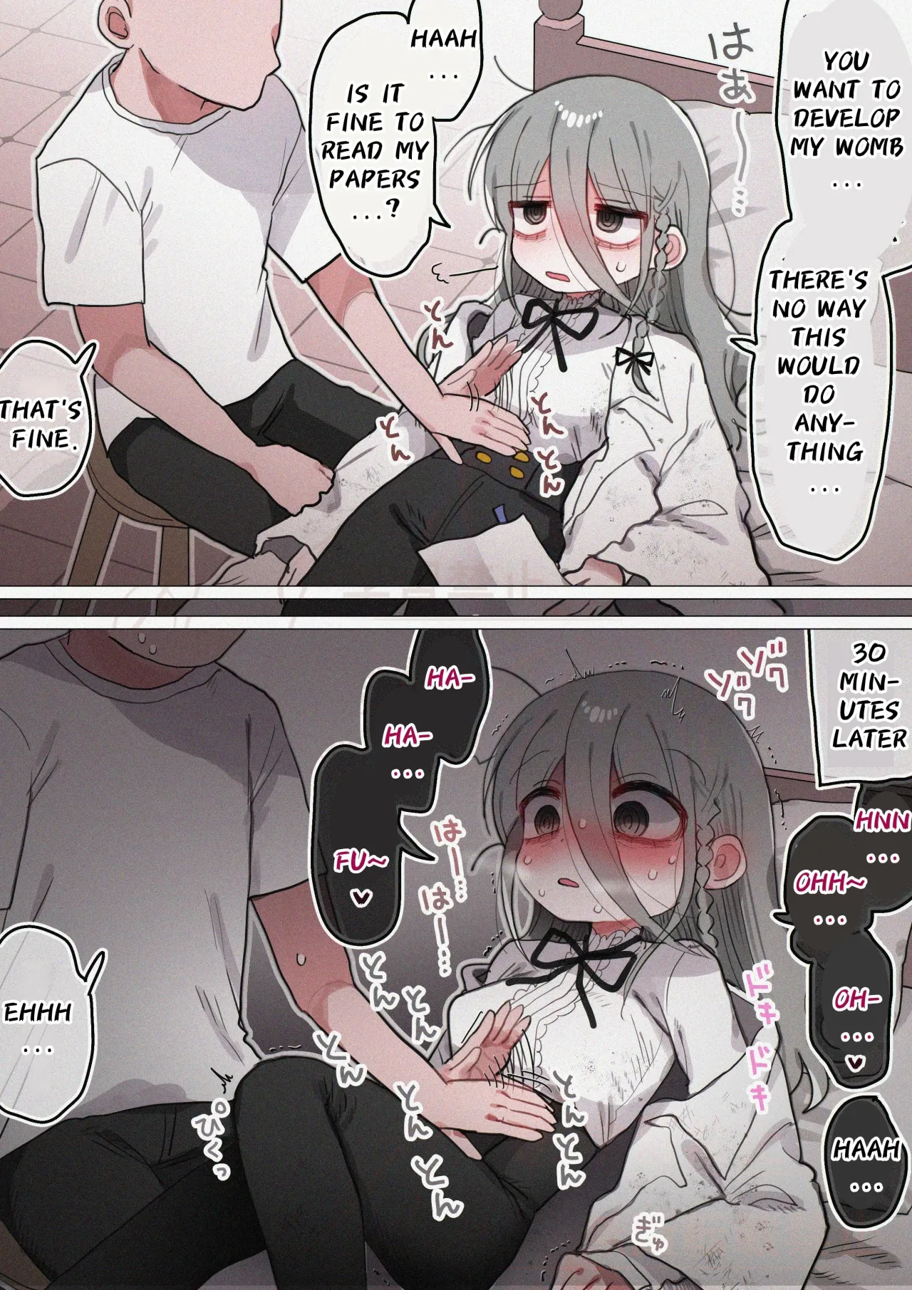 Downer Kenkyuusha Onee-san to Joshu no H o Nozokimi Shiteshimatta Hanashi. 63