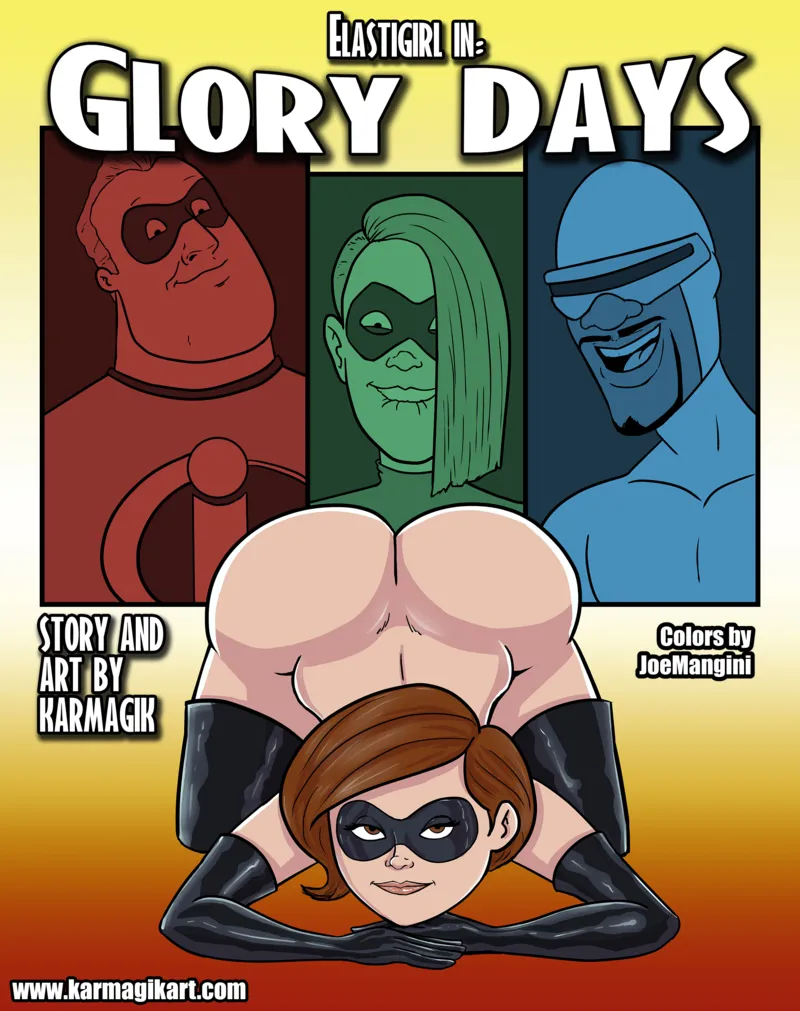 Elastigirl In Glory Days (Colored) 3