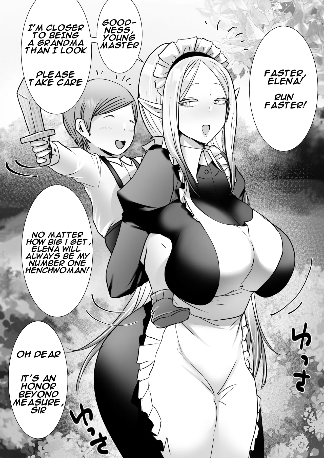 Elf Maid to Botchan no Seichou 1