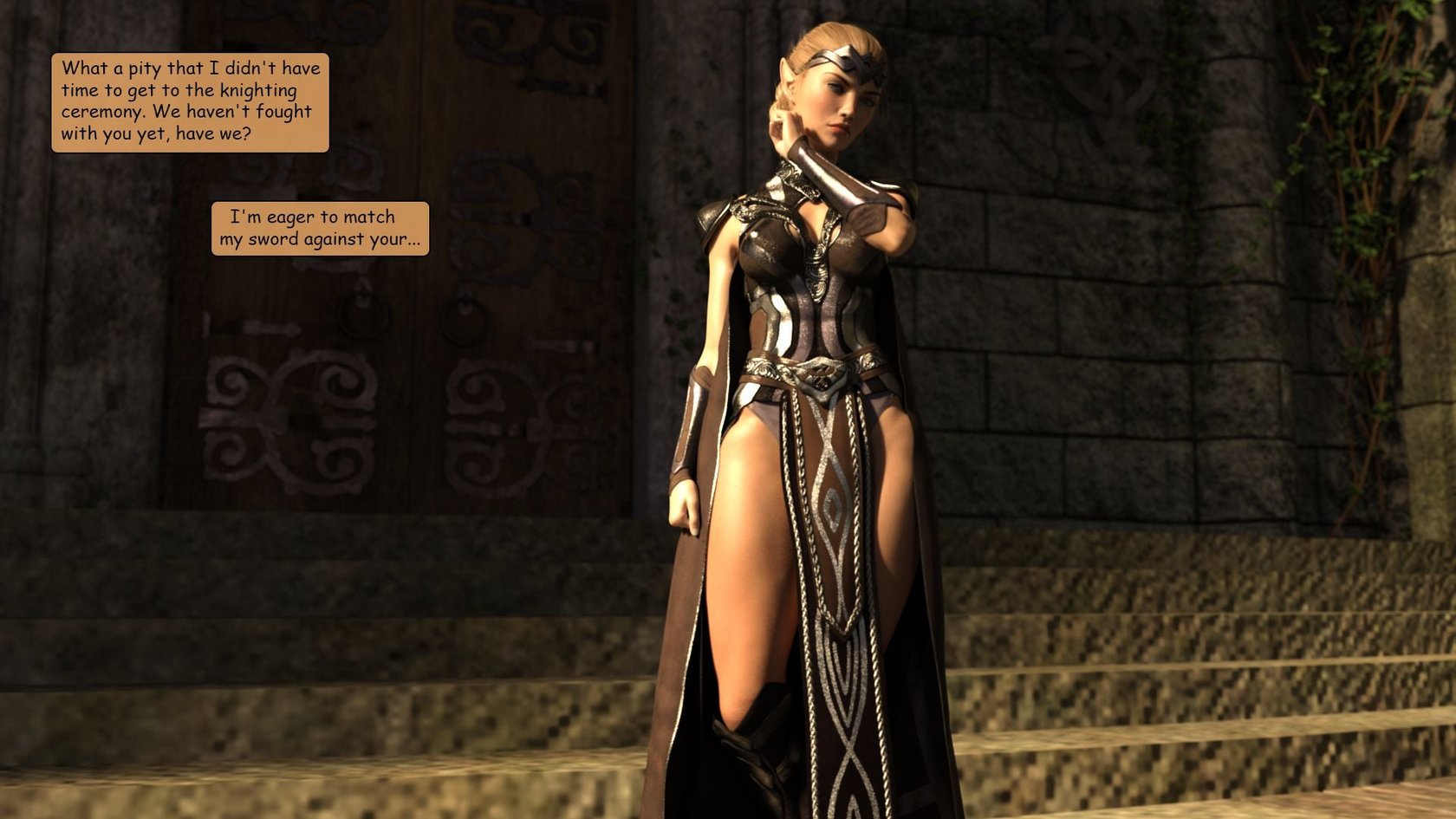Elf VS Barbarian [Kizaru3D] 184