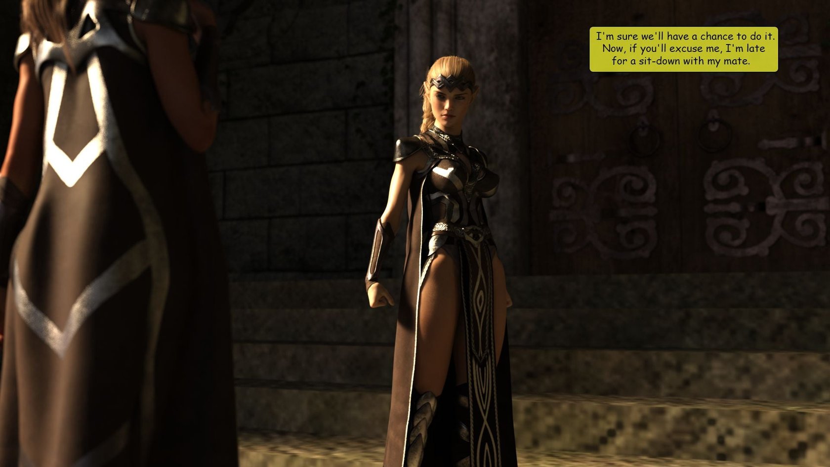 Elf VS Barbarian [Kizaru3D] 185