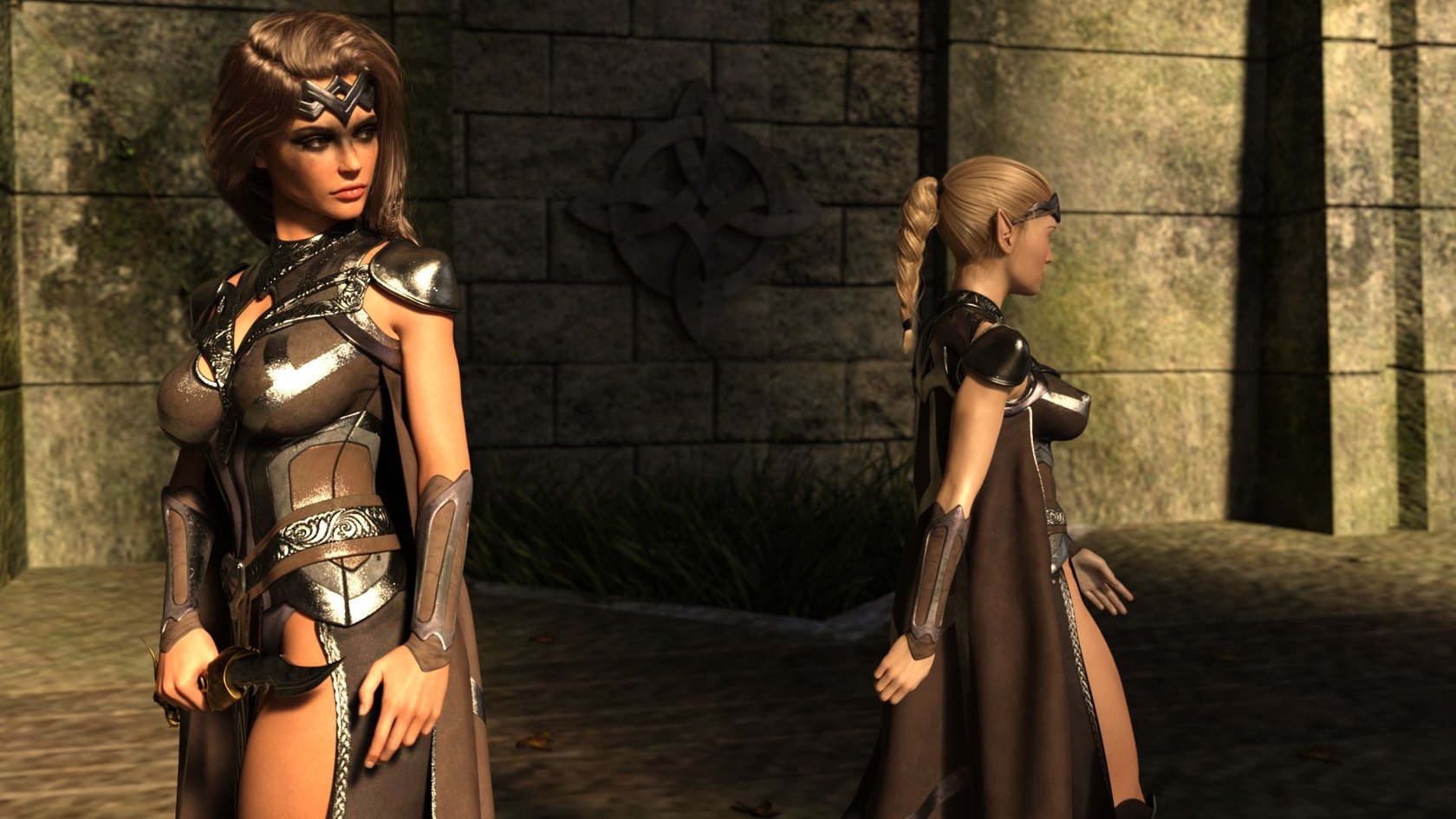 Elf VS Barbarian [Kizaru3D] 186