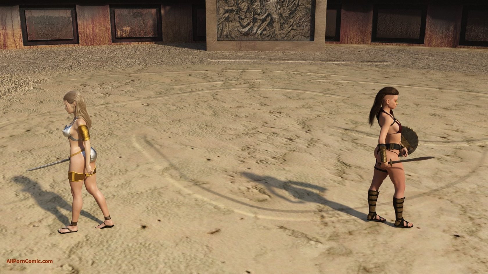 Elf VS Barbarian [Kizaru3D] 6