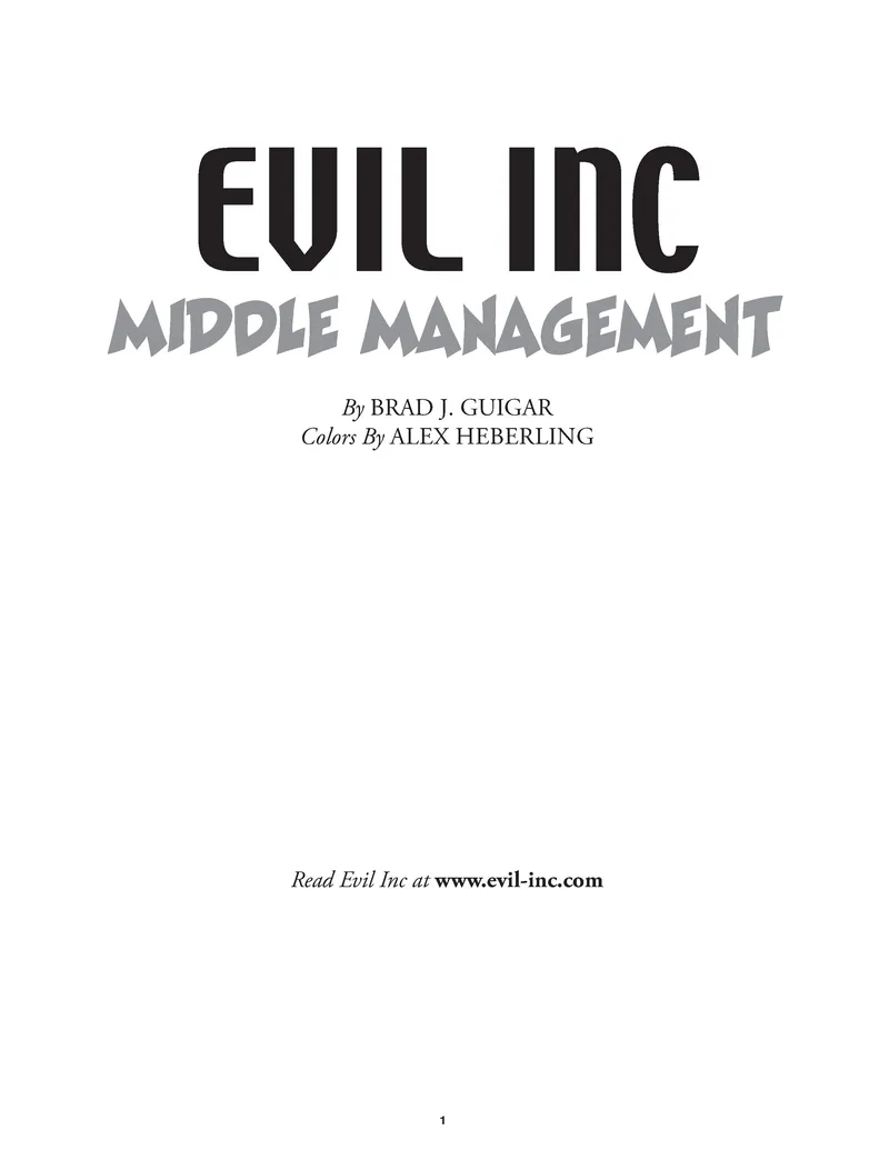 Evil Inc After Dark 4 – Middle Management 2