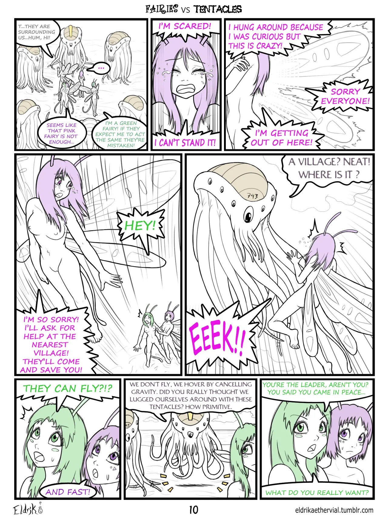 Fairies vs Tentacles (WIP) 13