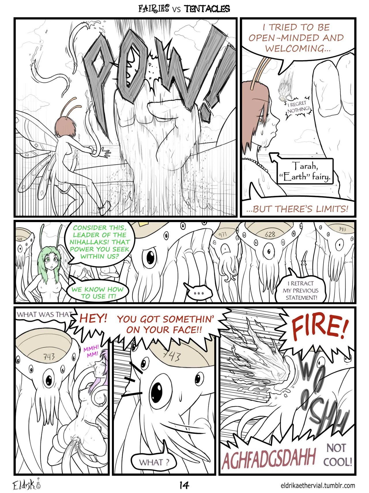 Fairies vs Tentacles (WIP) 17
