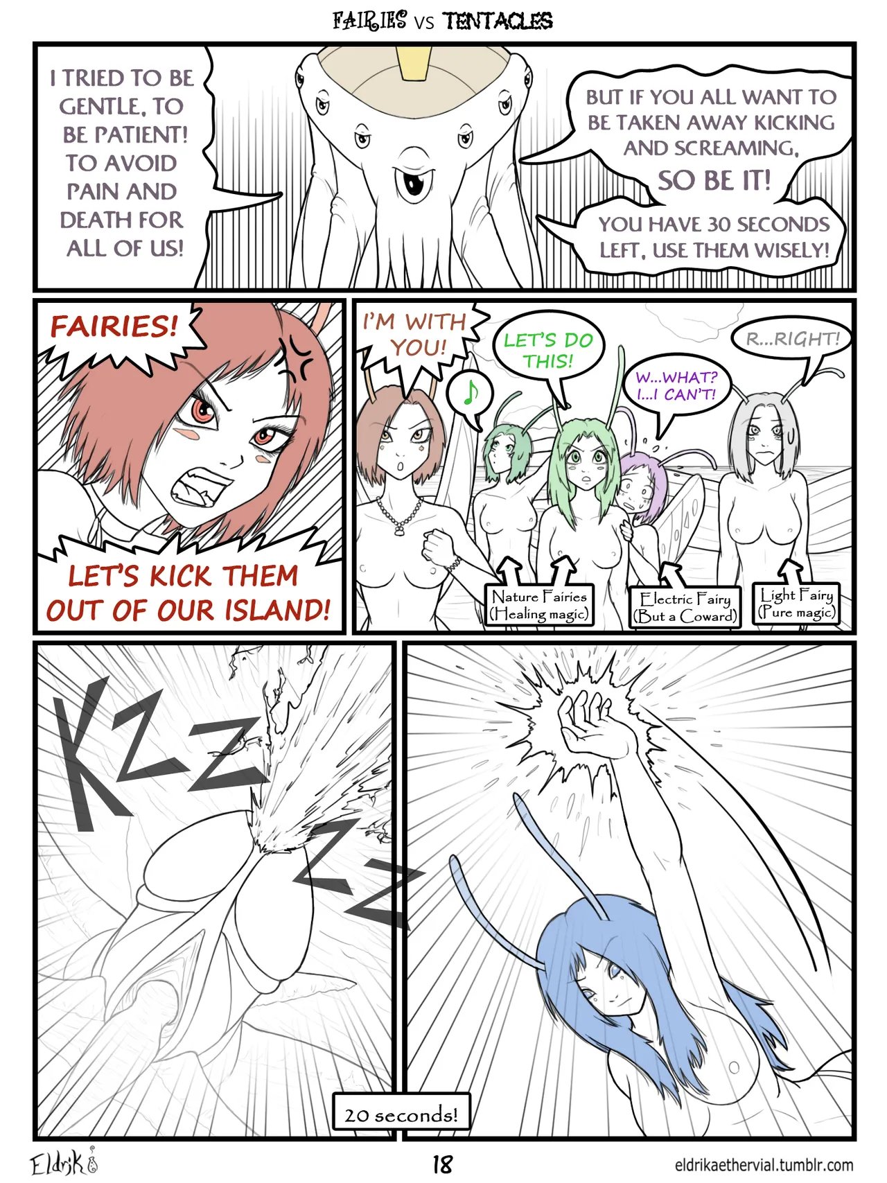 Fairies vs Tentacles (WIP) 21
