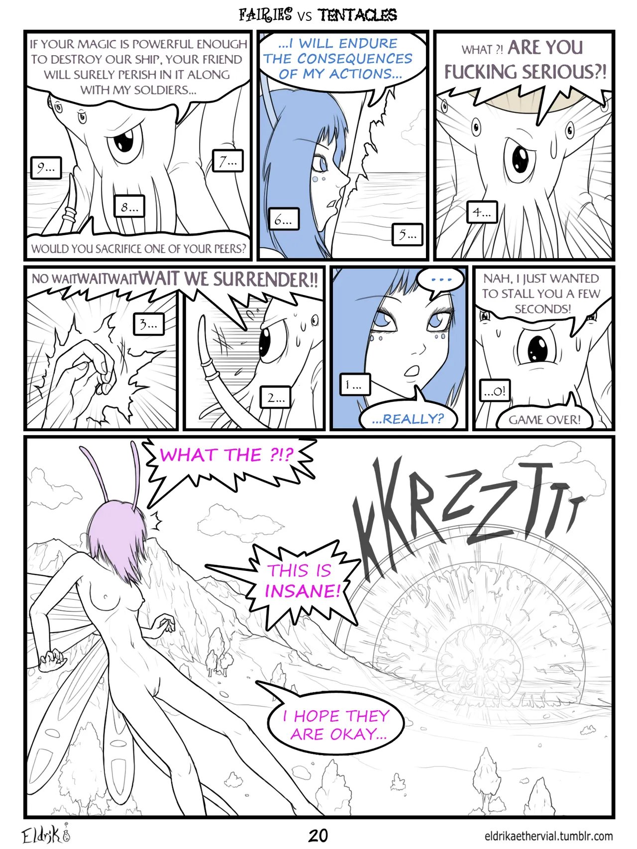 Fairies vs Tentacles (WIP) 23
