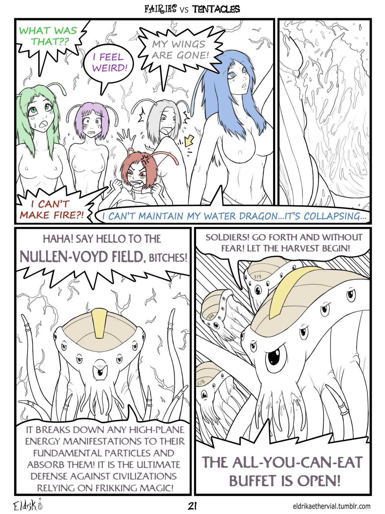 Fairies vs Tentacles (WIP) 24