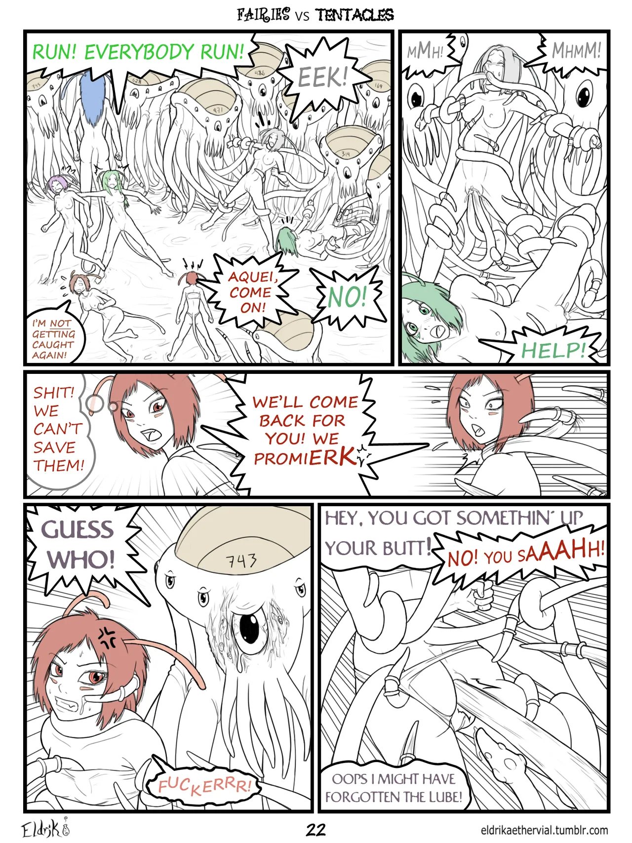 Fairies vs Tentacles (WIP) 25