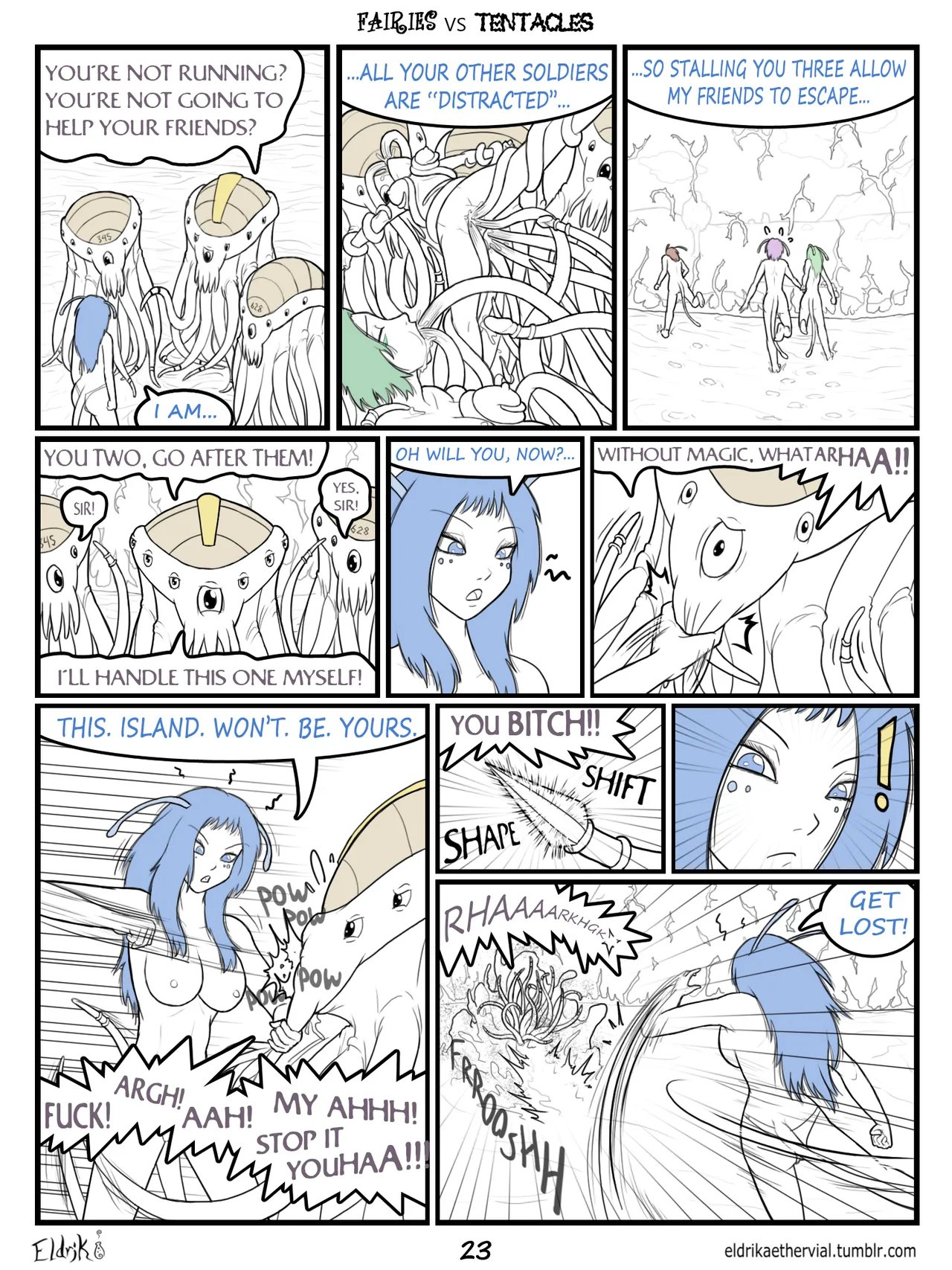 Fairies vs Tentacles (WIP) 26