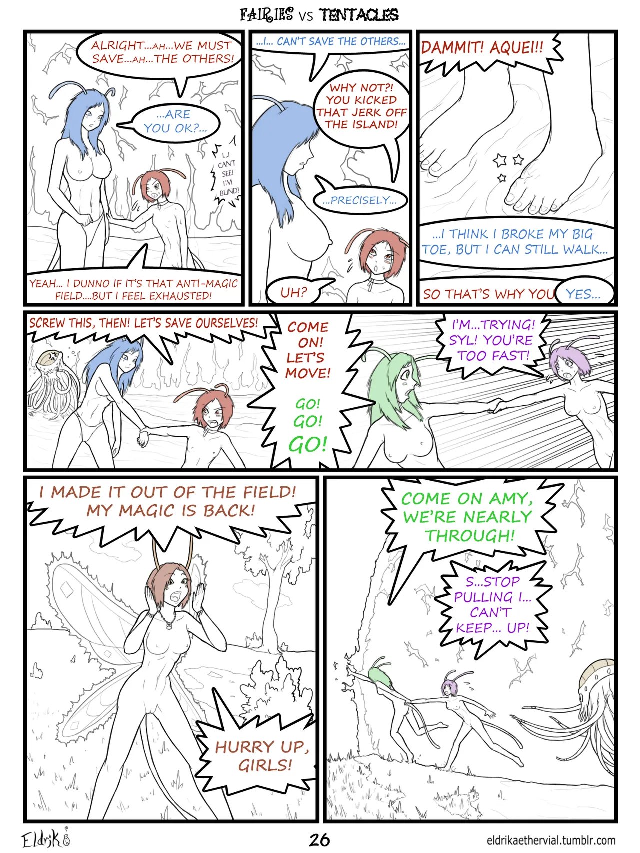 Fairies vs Tentacles (WIP) 29