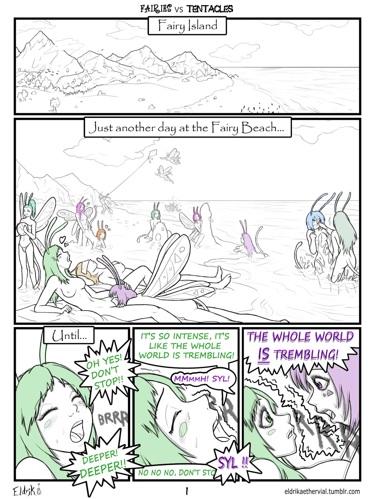 Fairies vs Tentacles (WIP) 4