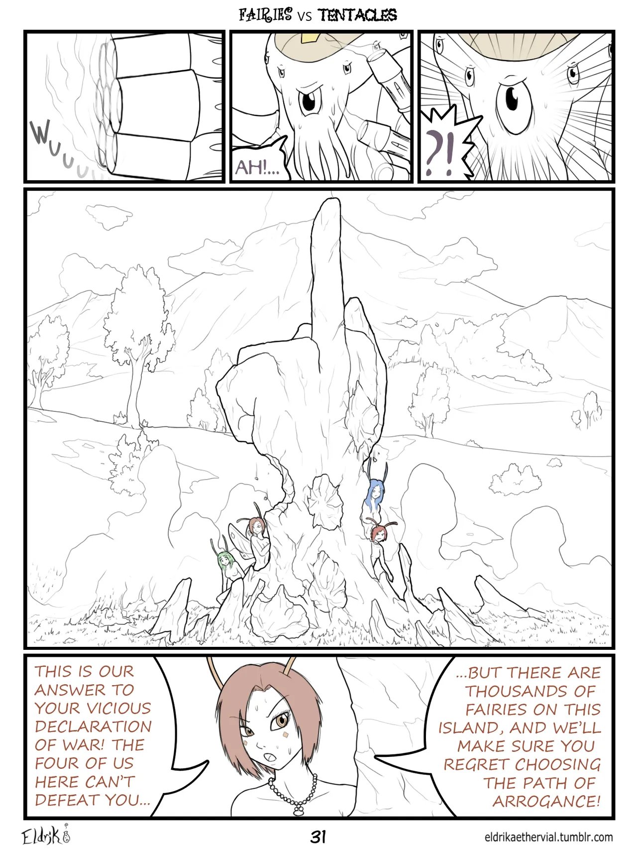 Fairies vs Tentacles (WIP) 34