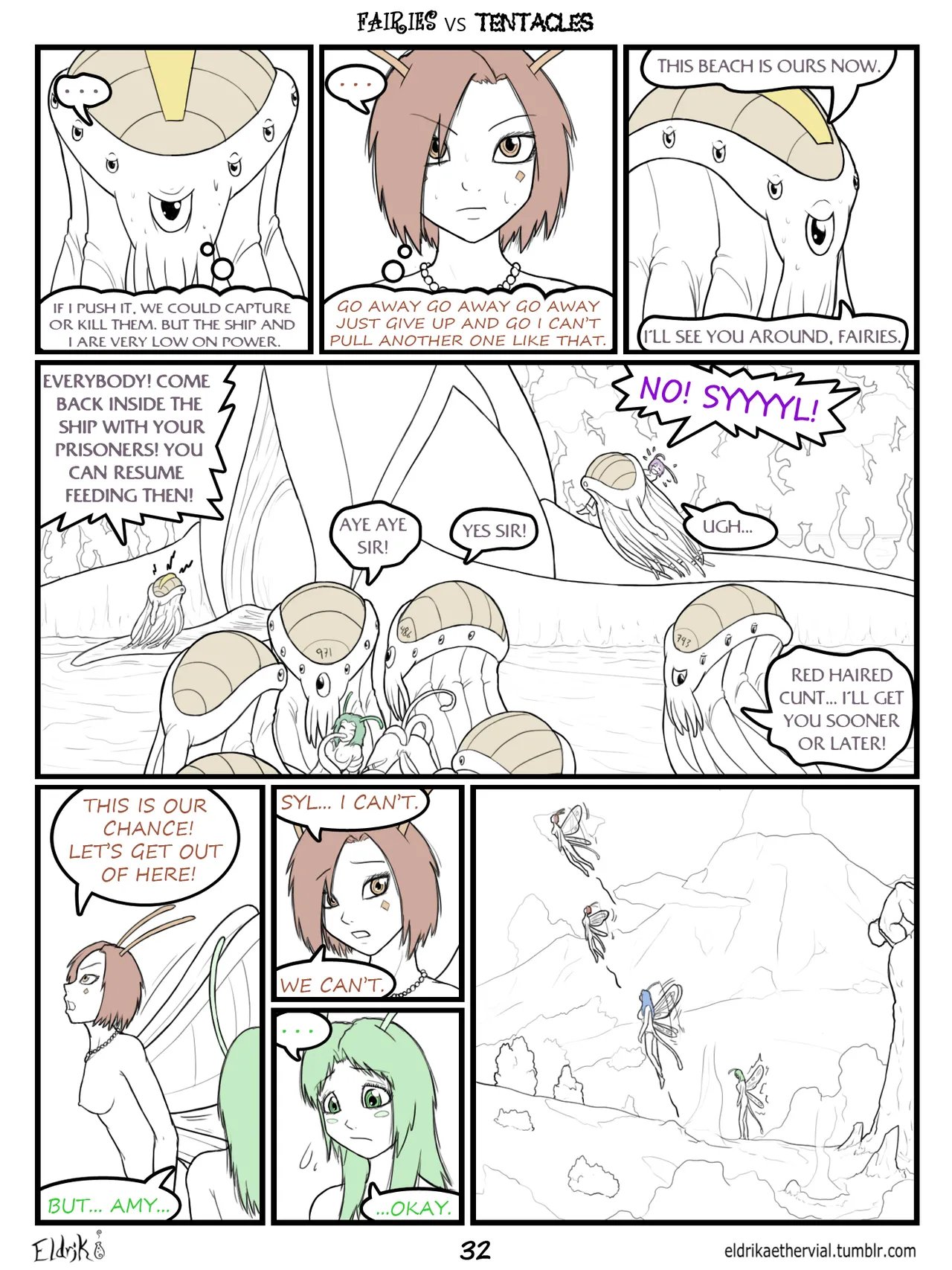 Fairies vs Tentacles (WIP) 35