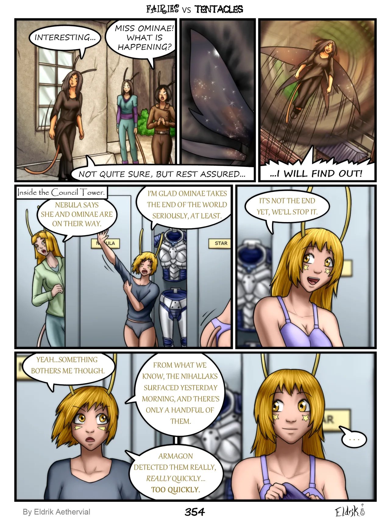 Fairies vs Tentacles (WIP) 357