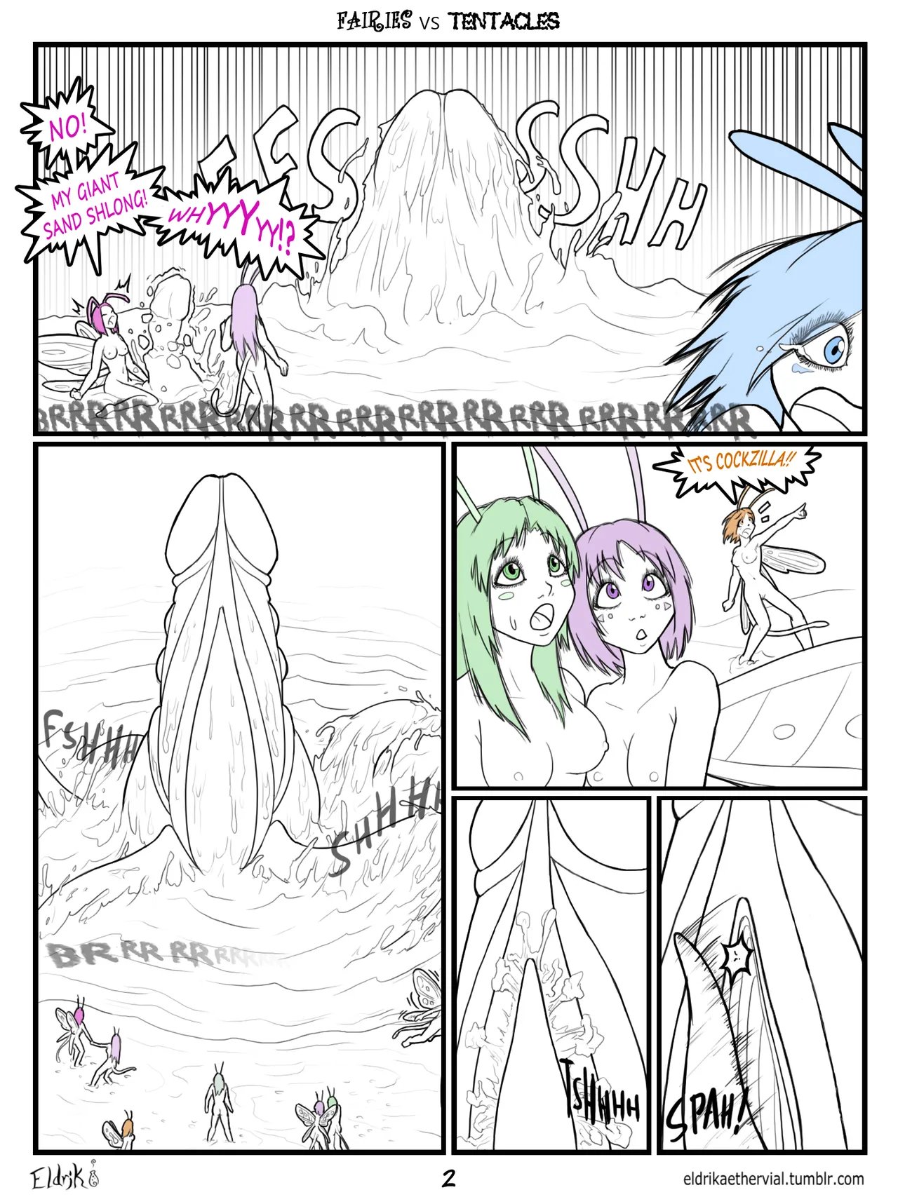 Fairies vs Tentacles (WIP) 5