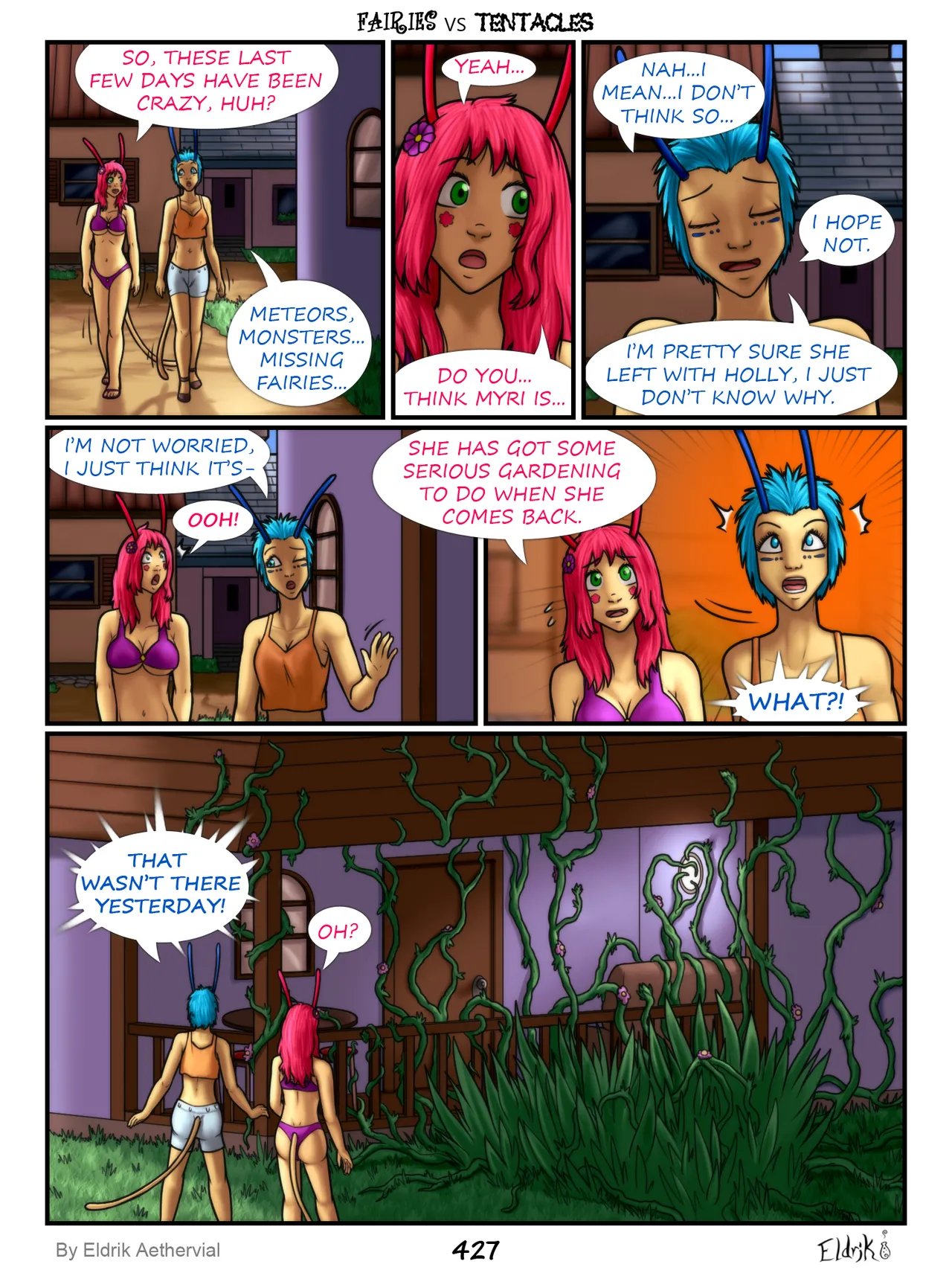 Fairies vs Tentacles (WIP) 430