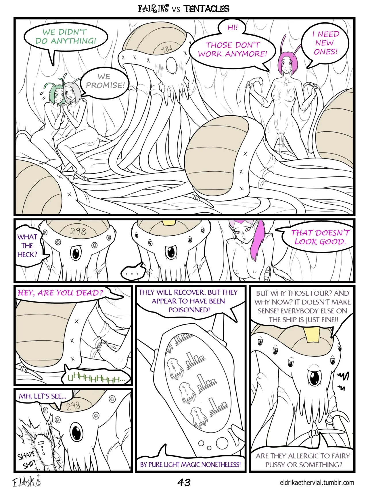 Fairies vs Tentacles (WIP) 46