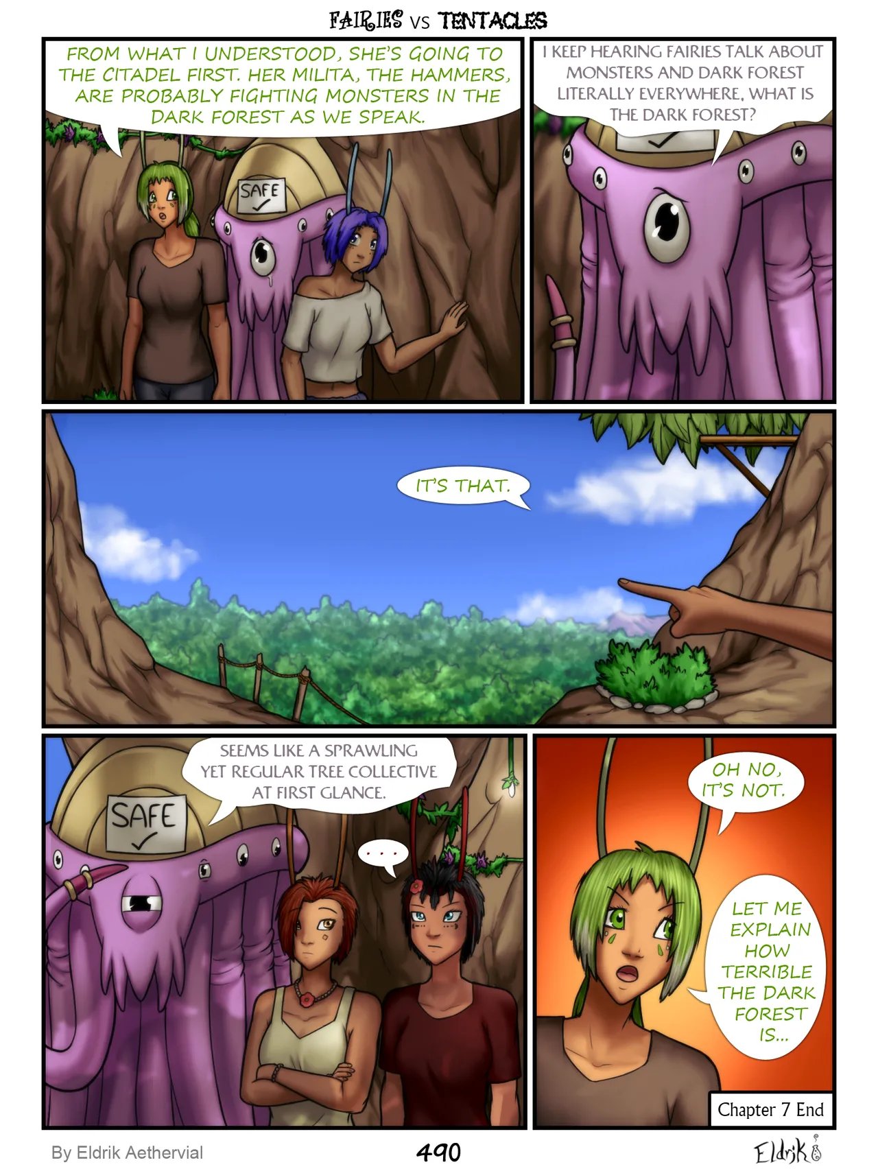 Fairies vs Tentacles (WIP) 493