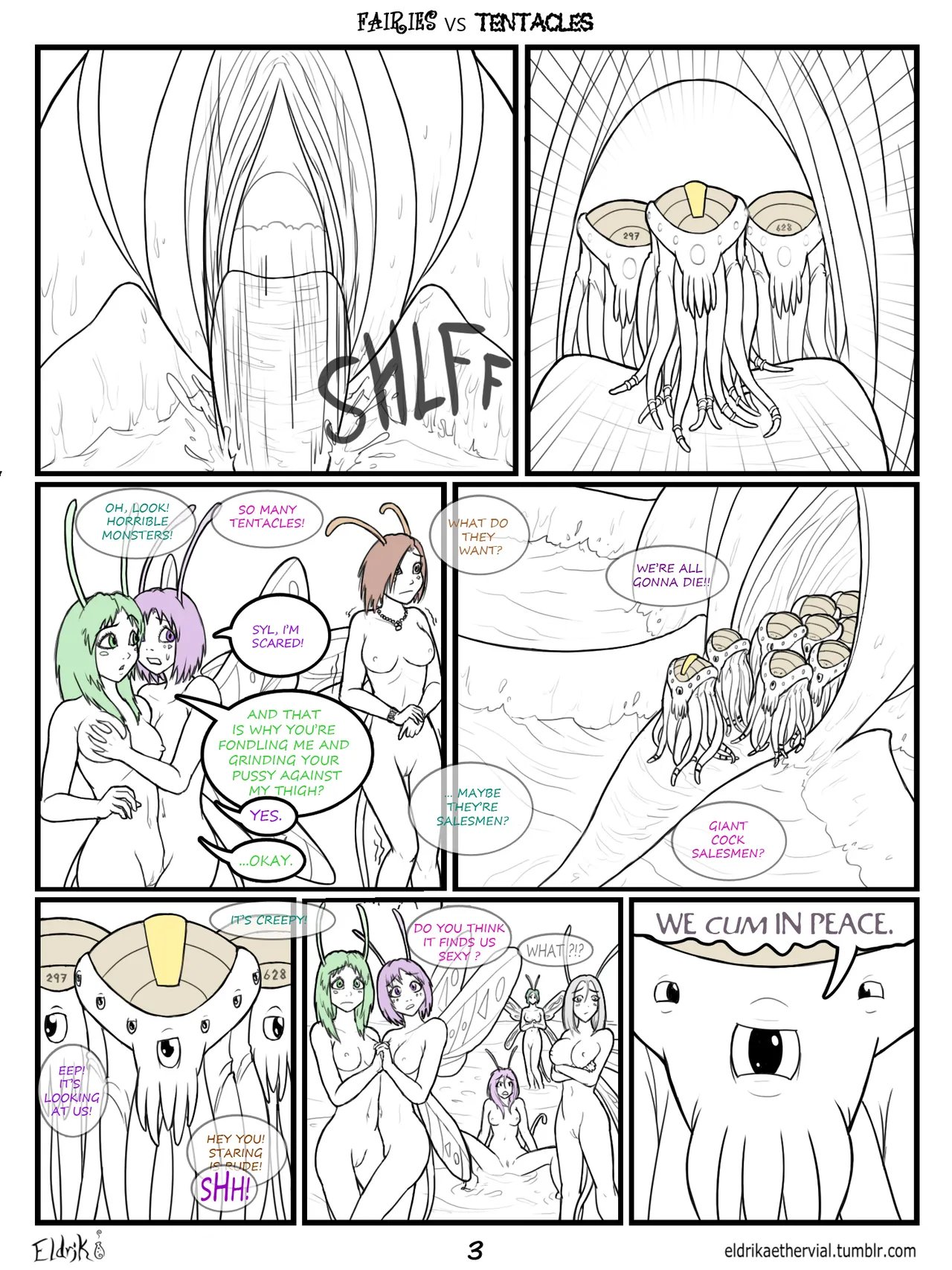 Fairies vs Tentacles (WIP) 6