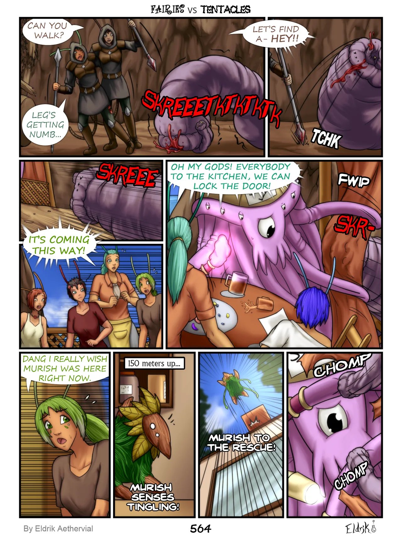 Fairies vs Tentacles (WIP) 567