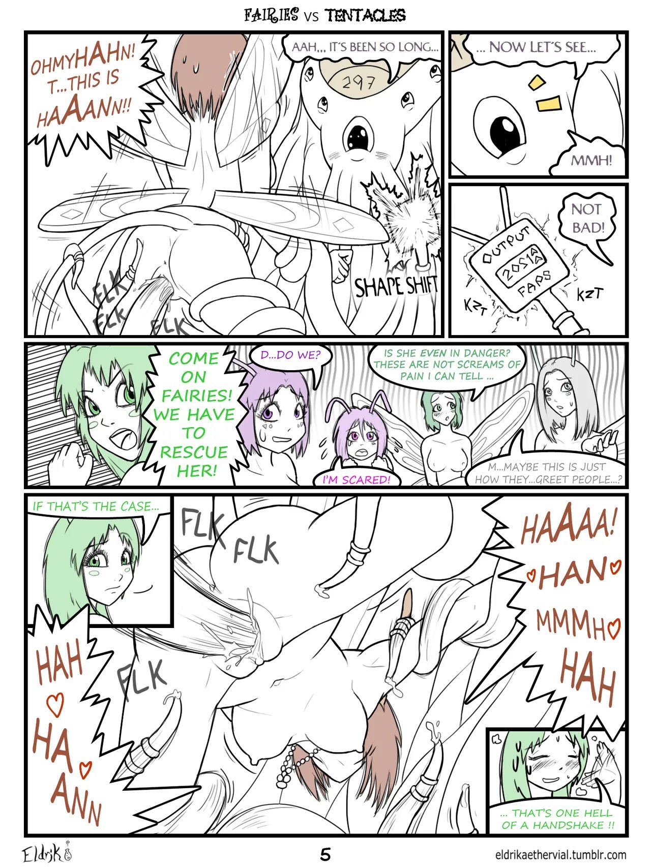 Fairies vs Tentacles (WIP) 8