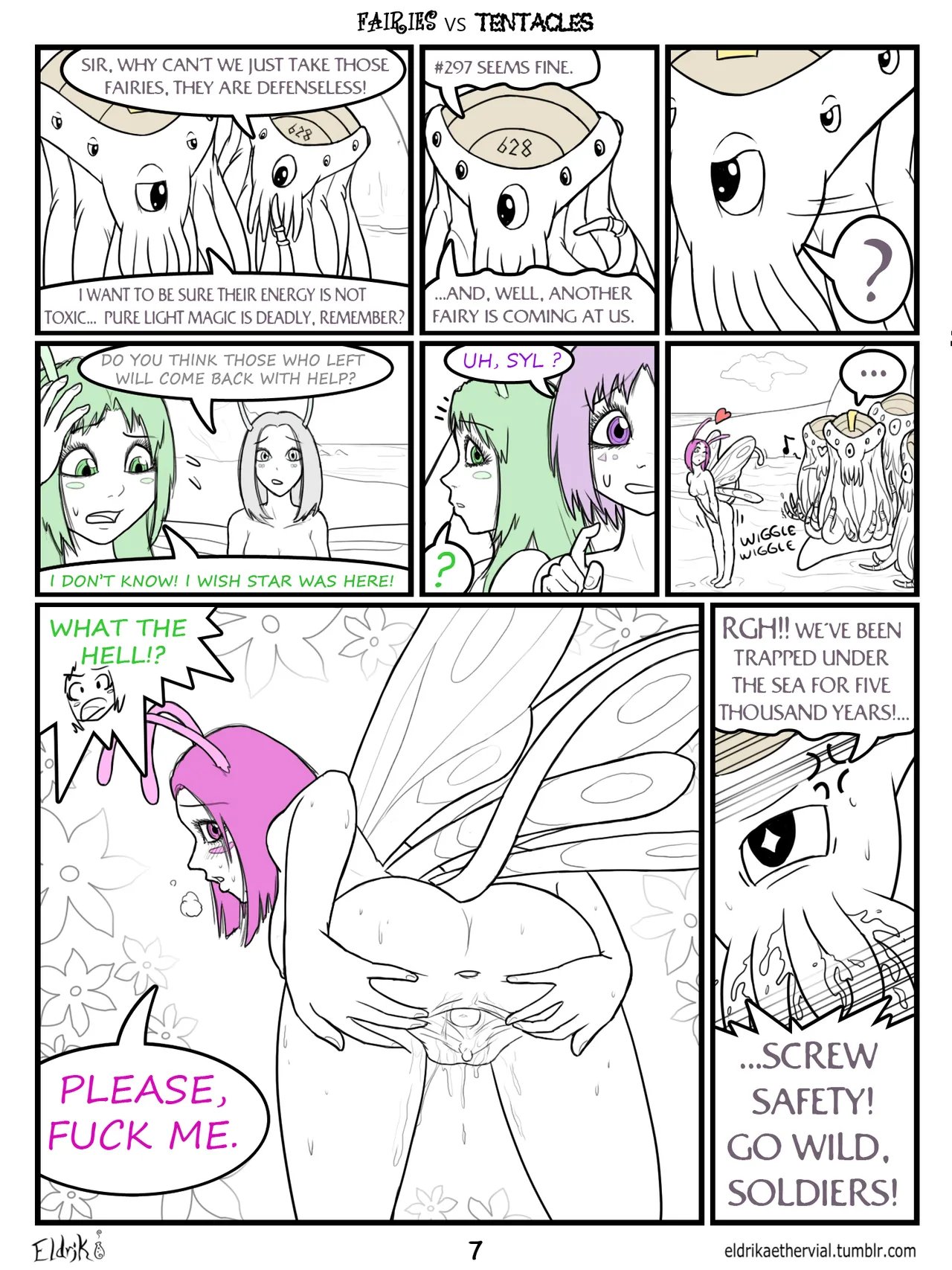 Fairies vs Tentacles (WIP) 10