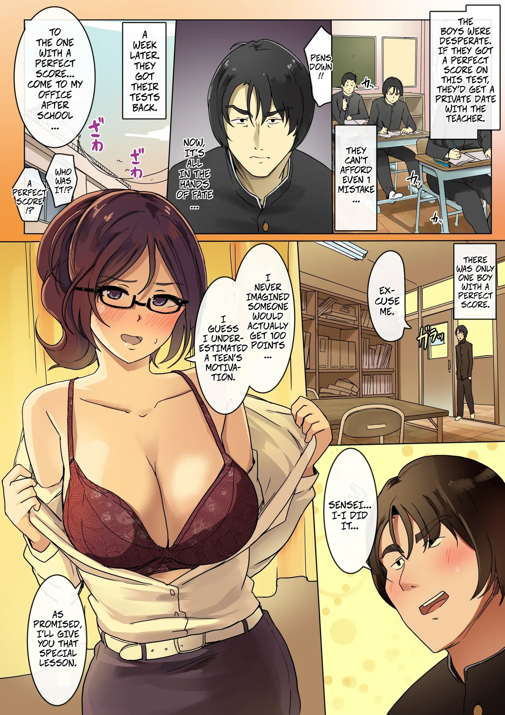 Female Teacher At An All Boys School [English] 8
