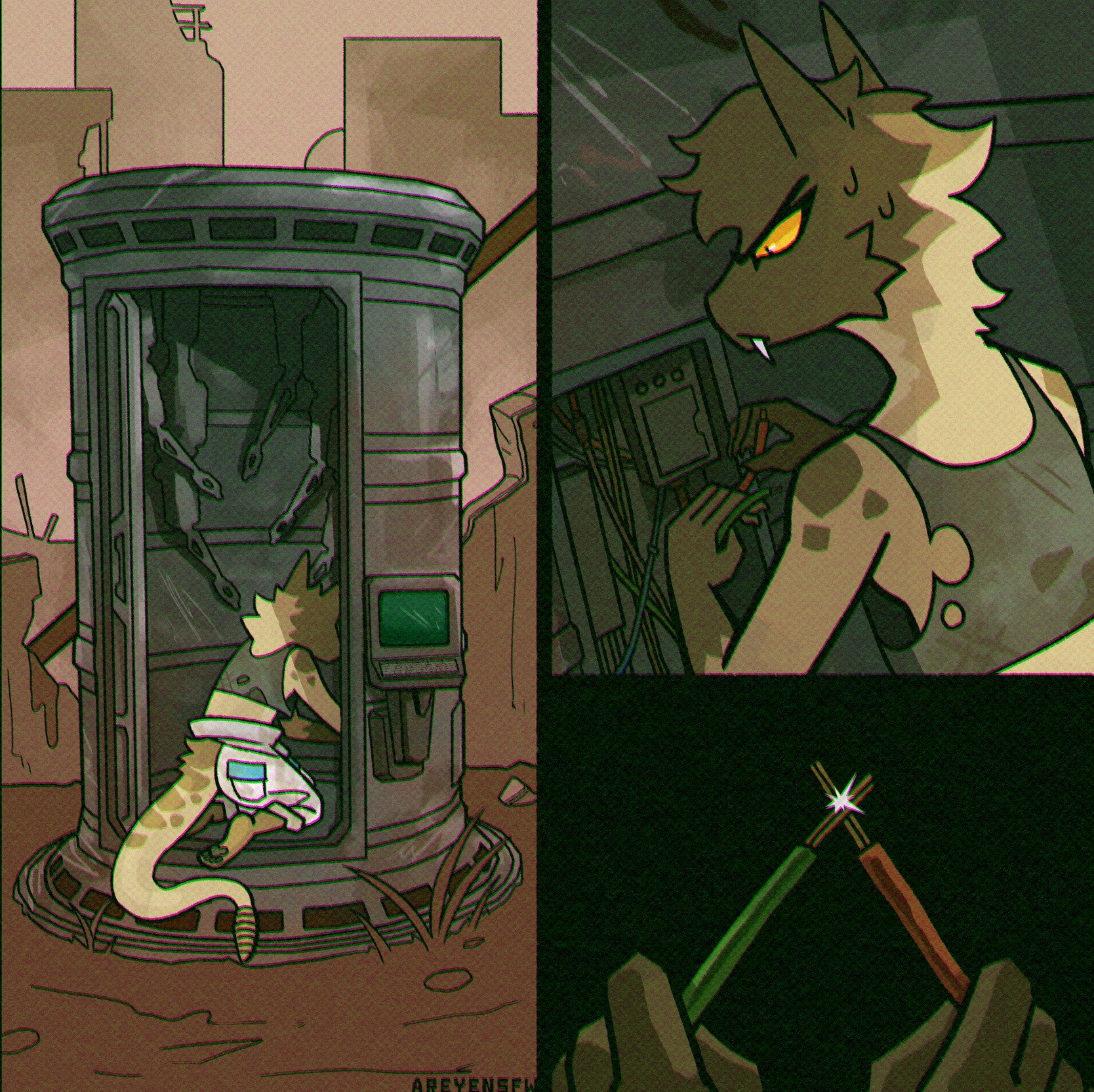 Filling him up Fallout Style 1
