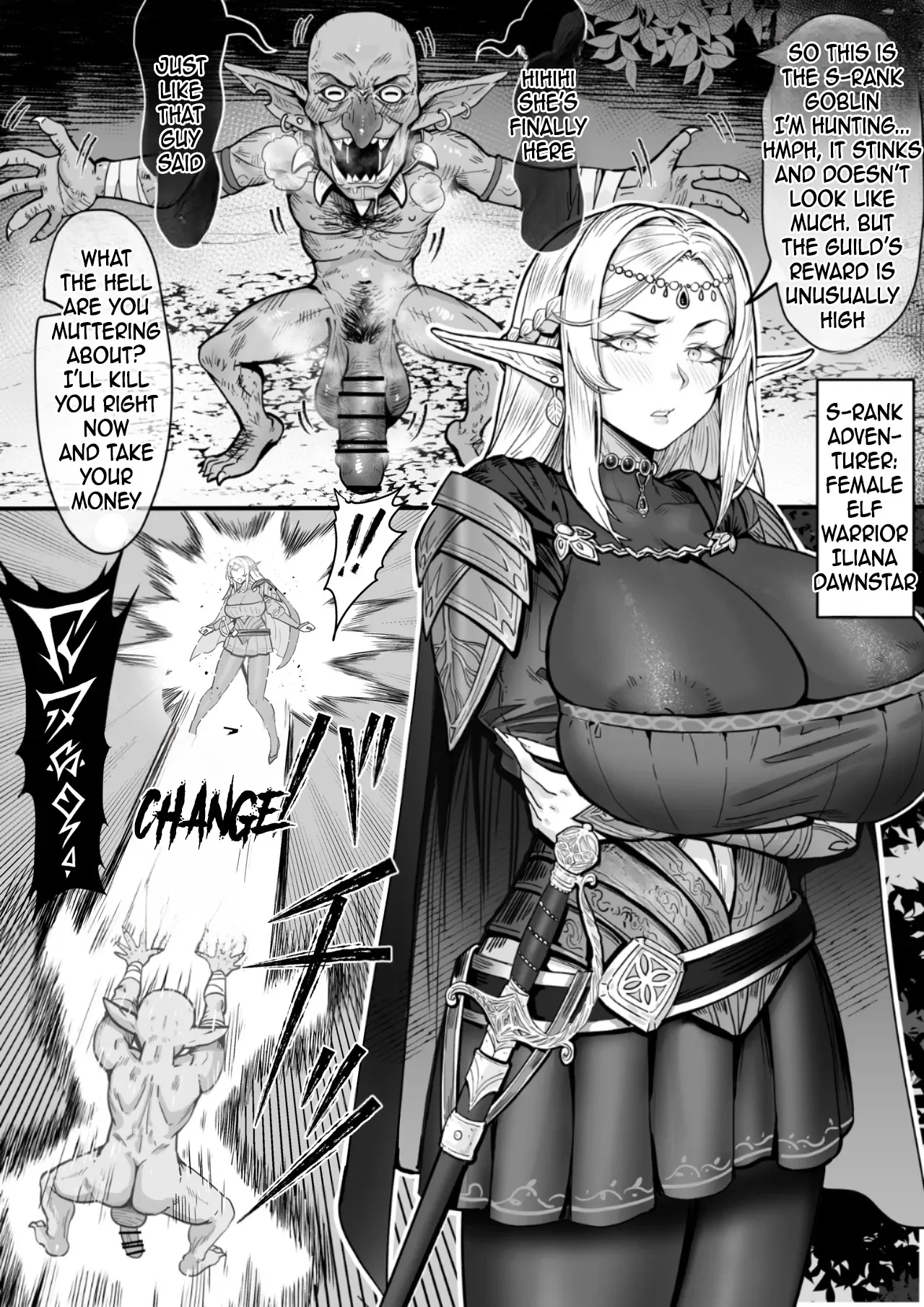 Forced Body Swap by Goblins Leads to Ejaculation Addiction! The Fall of Elven Warrior Iliana Dawnstar! 1
