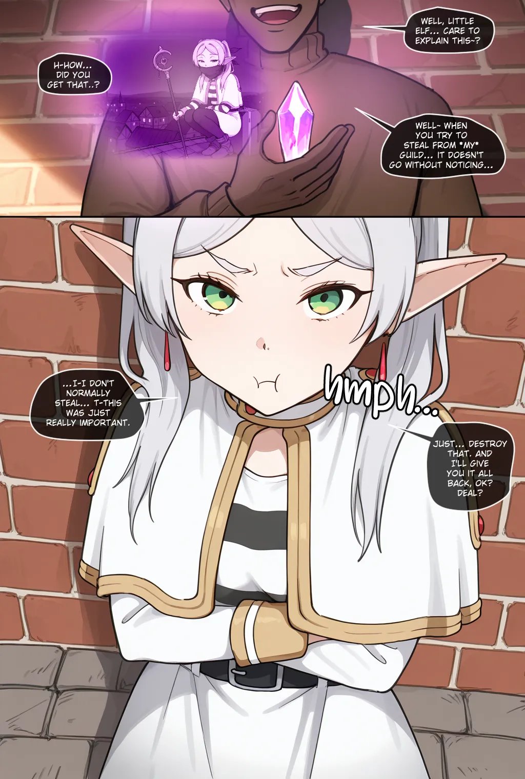 Frieren Girls Go Black 1