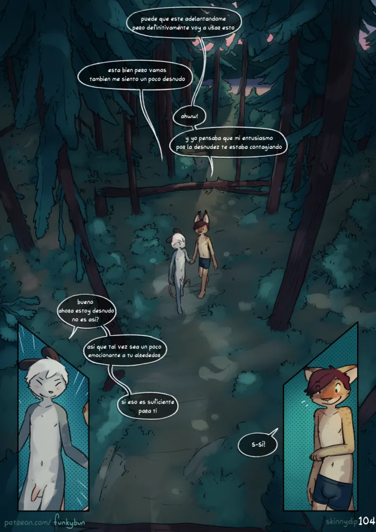 [Funkybun] Skinny dip [Esp] Oneshot - Page 105