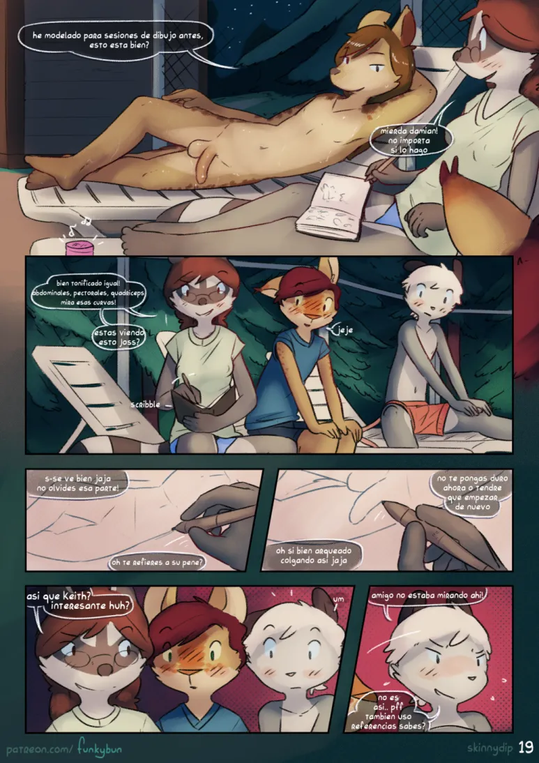 [Funkybun] Skinny dip [Esp] Oneshot - Page 20
